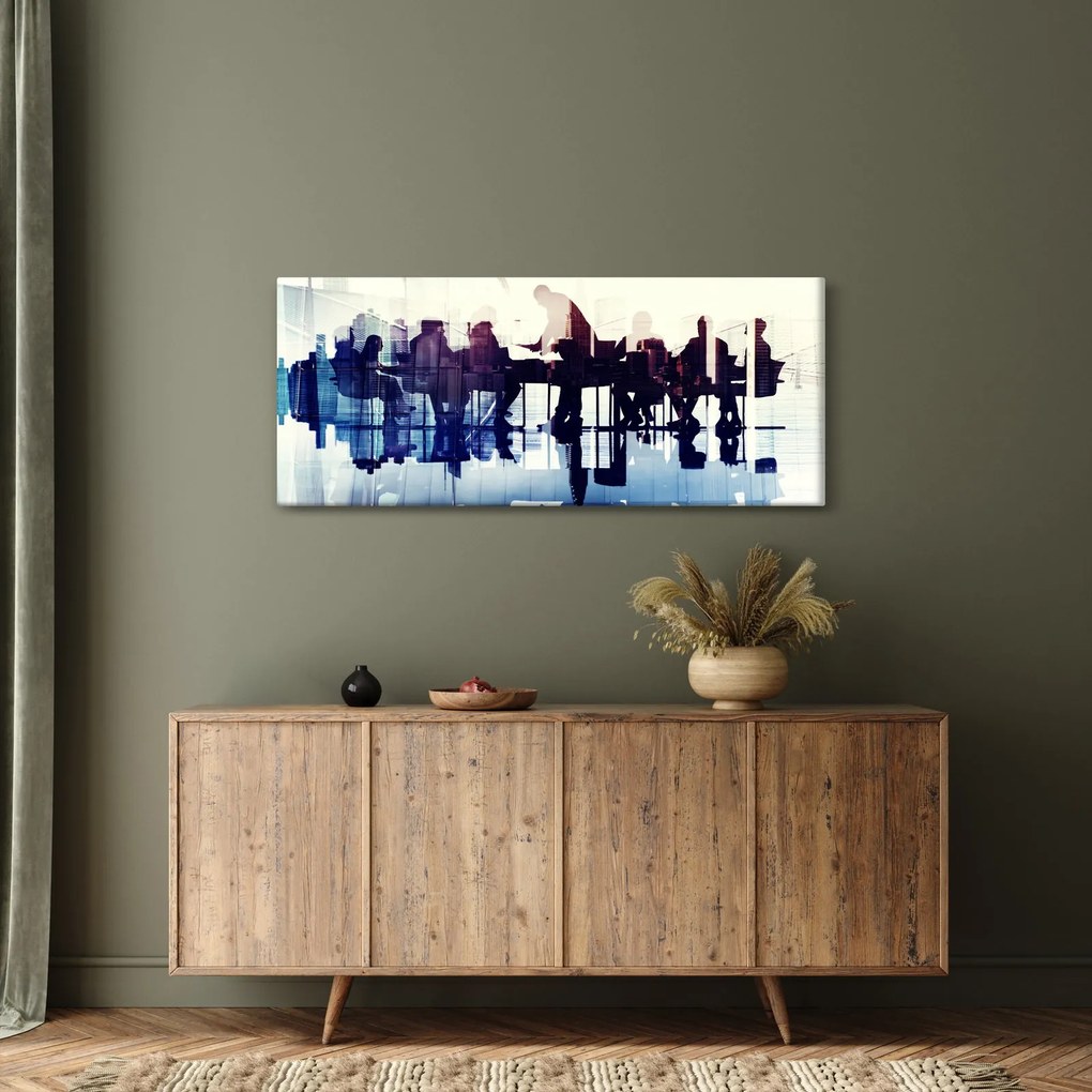 Tablou cu muzicieni (120x50 cm)