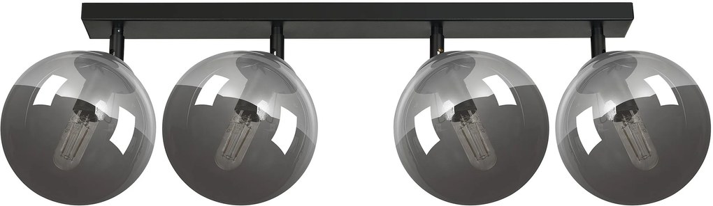 Emibig Tofi lampă de tavan 4x40 W negru-grafit 777/4