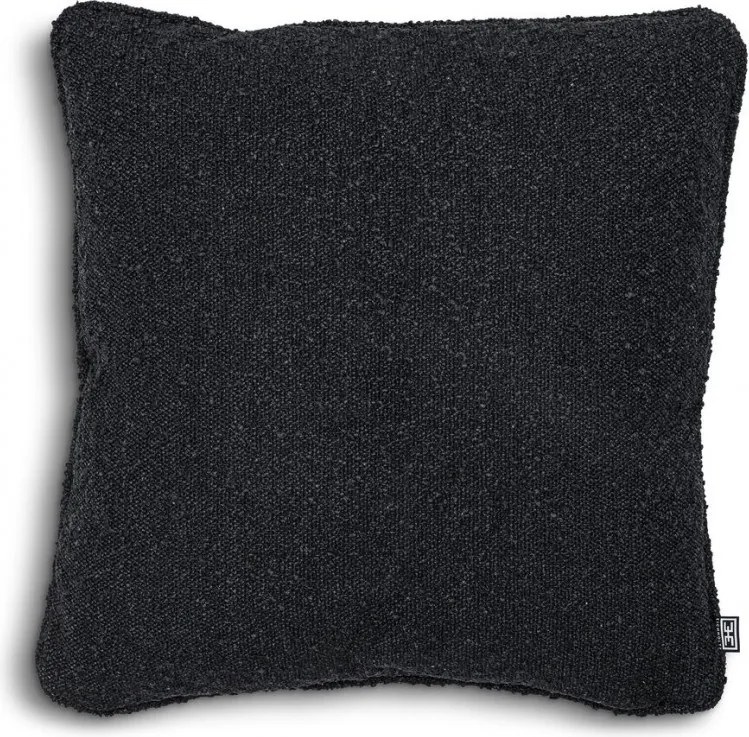 Perna decorativa LUX 50x50cm, Bouclé Black S 115146 HZ