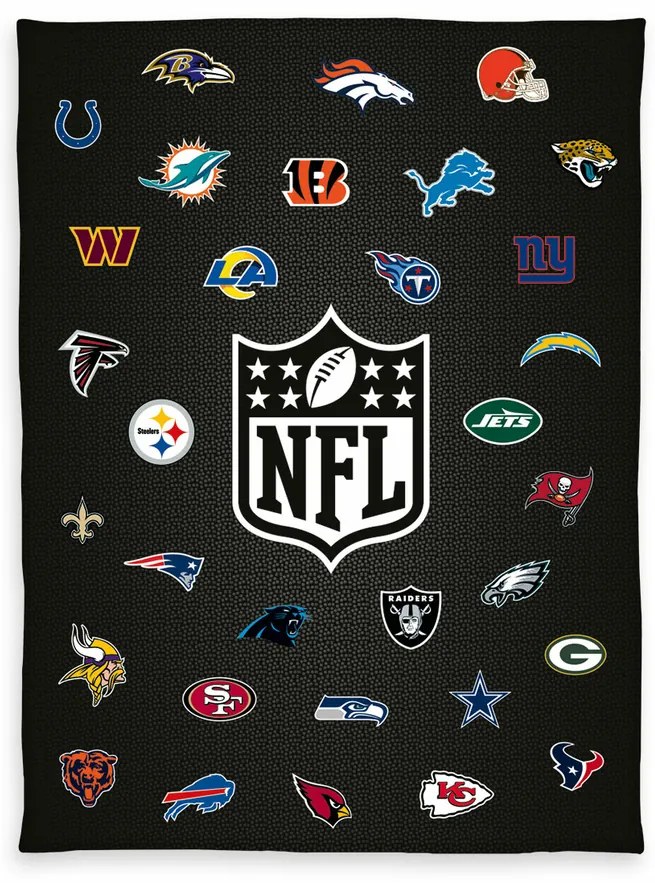 Pătură pentru turme NFL Wellsoft , 150 x 200 cm