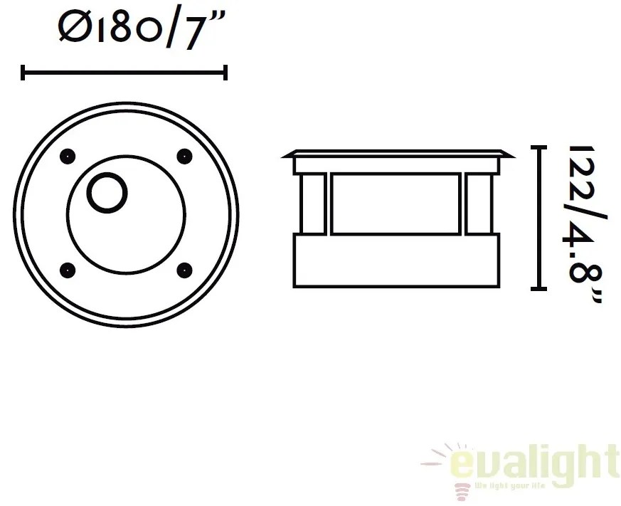 SPOT LED INCASTRABIL DE EXTERIOR SALT 70591