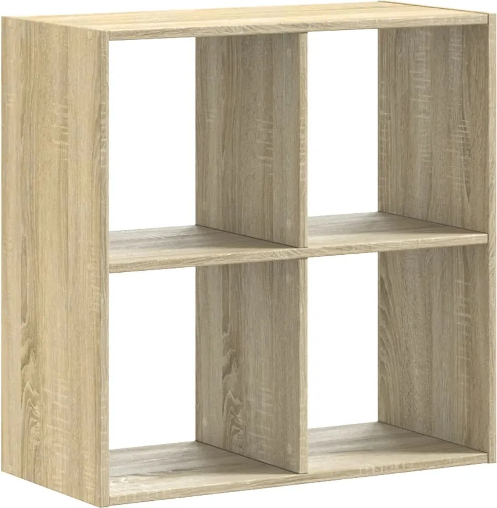 vidaXL Bibliotecă, stejar sonoma, 68,5x32x68,5 cm, lemn prelucrat