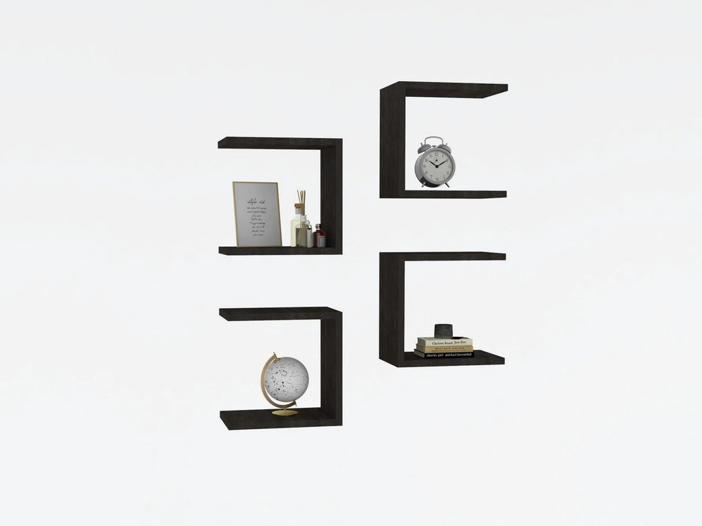 Set 4buc. rafturi Donete (antracit) . 1095818