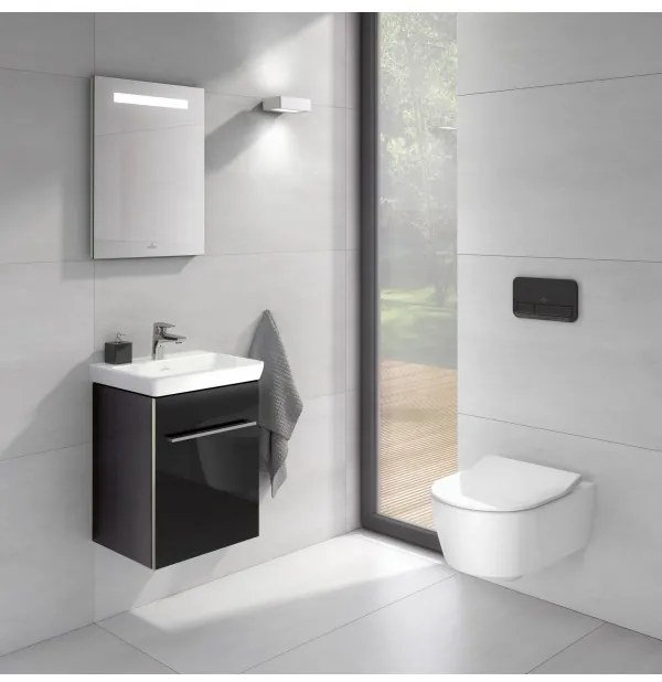 Clapeta actionare rezervor WC incastrat, Villeroy&amp;Boch ViConnect, sticla alb lucios, 922400RE