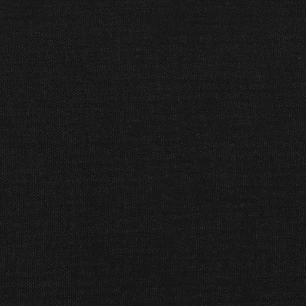 Tablie de pat cu aripioare, negru, 183x23x118 128 cm, textil 1, Negru, 183 x 23 x 118 128 cm