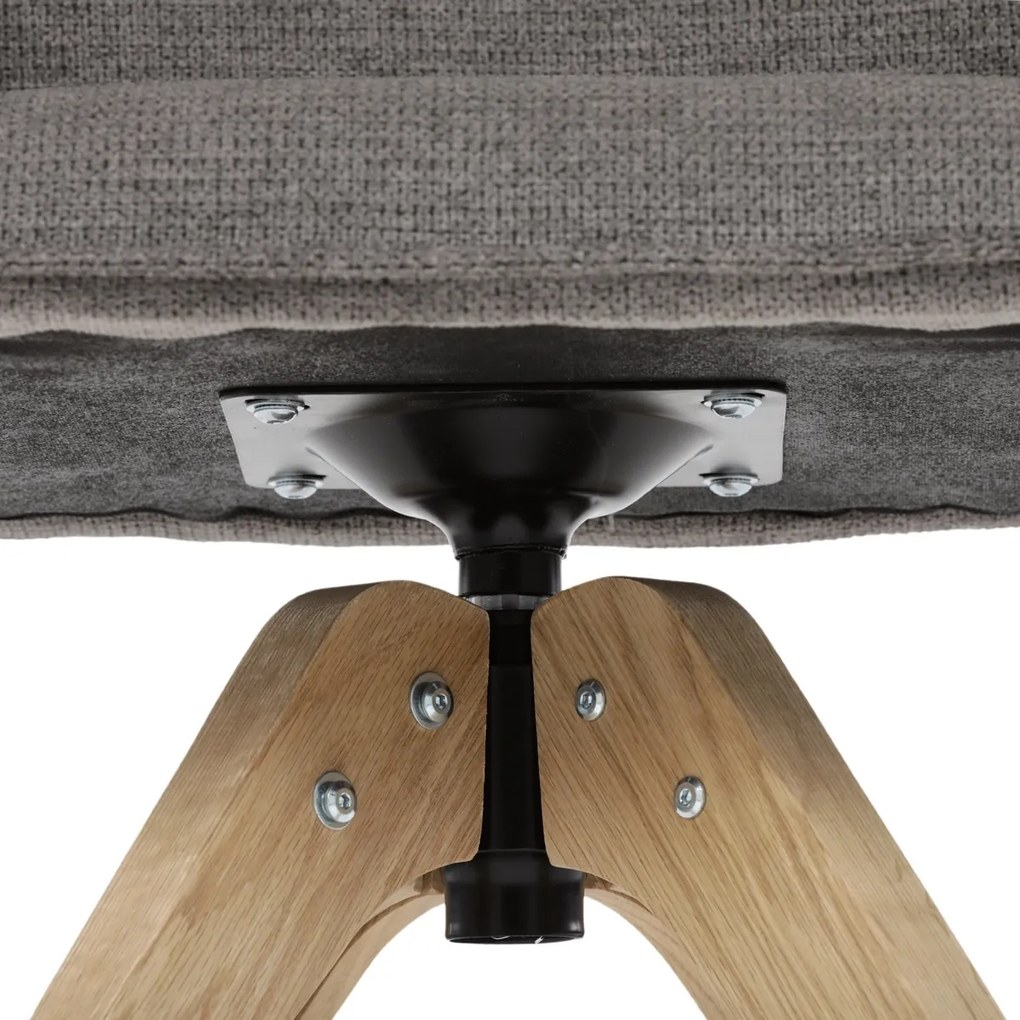 Scaun de sufragerie DCH-C2148 GREY2 cu materialimpermeabil