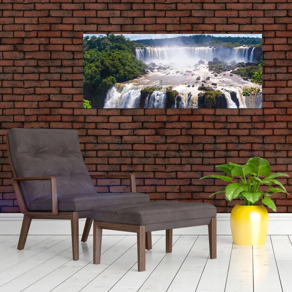 Tablou cu cascadele Iguass (120x50 cm)