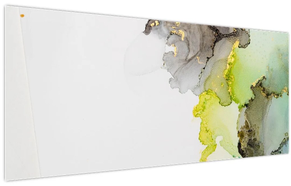 Tablou - Arta abstractă în cerneală (120x50 cm)