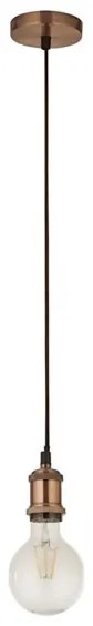 Searchlight 7461CU - Pendul pe cablu SUSPENSION 1xE27/60W/230V cupru