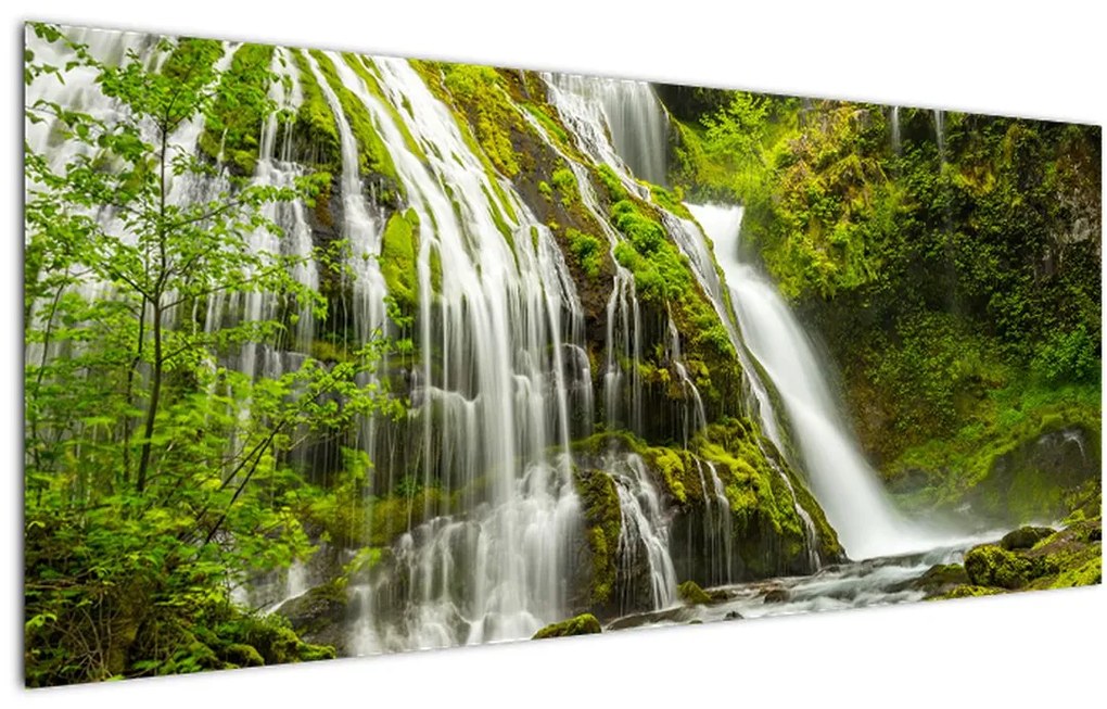 Tablou - Cascada, Wind River Valley (120x50 cm)