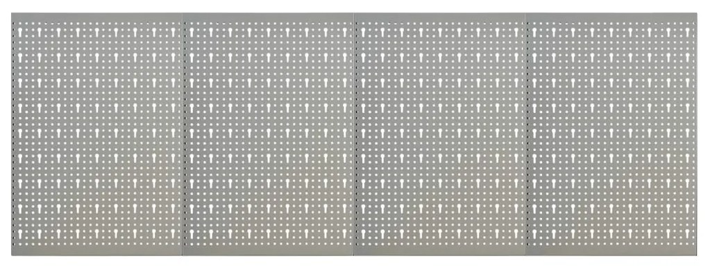 vidaXL Panouri de scule pentru perete, 4 buc., 40 x 58 cm, oțel