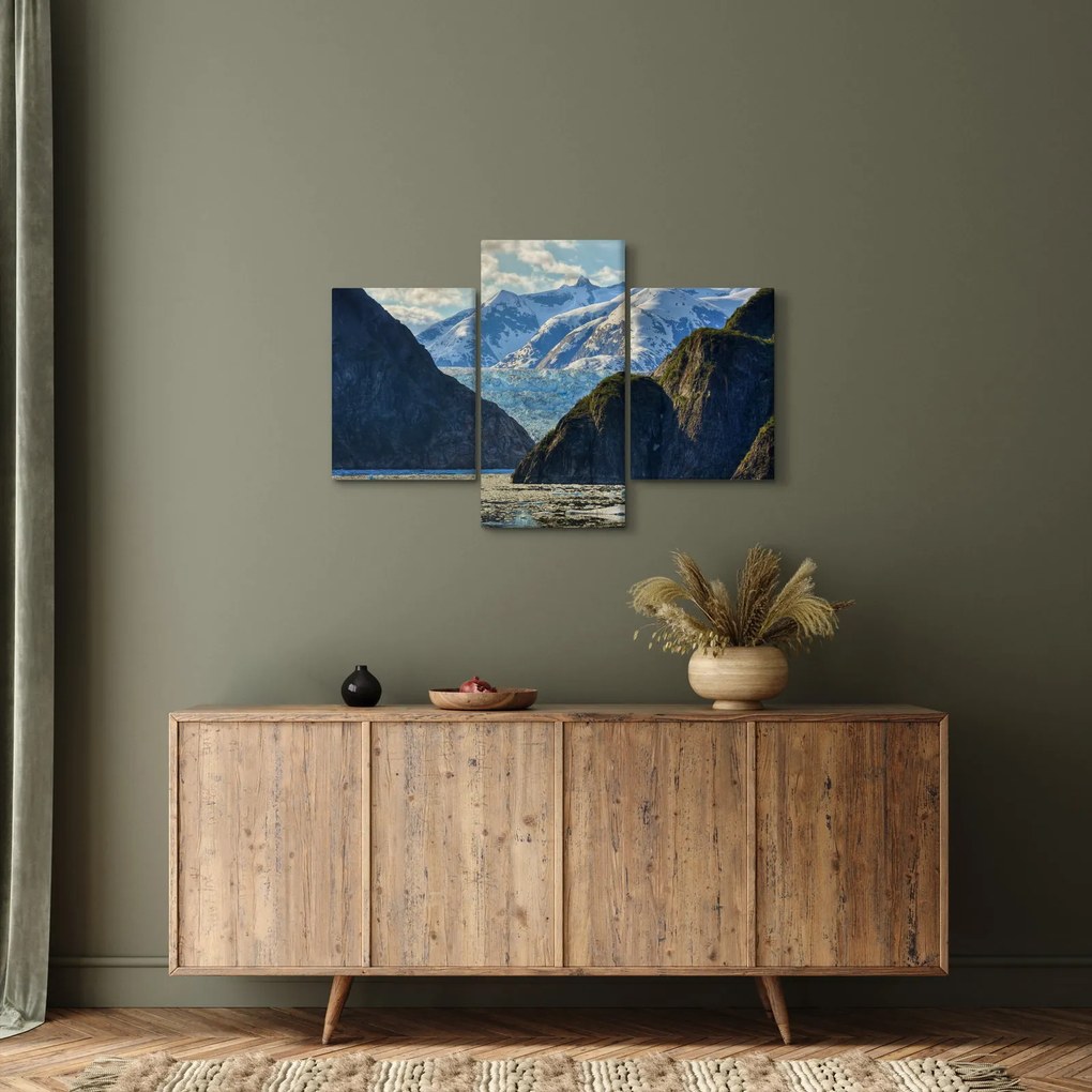 Tablou cu peisaj cu munții (90x60 cm)