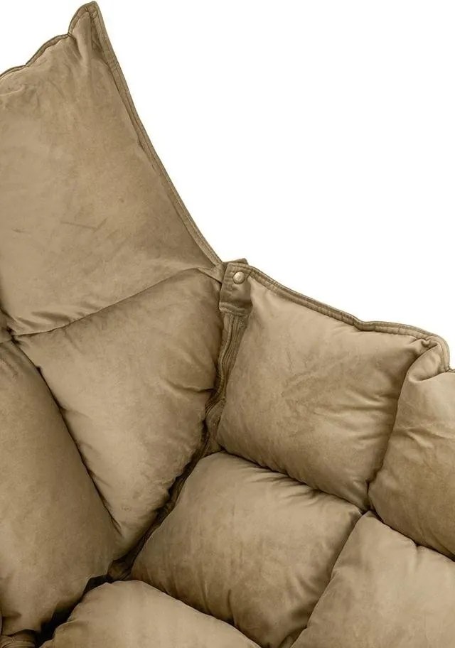 Scaun balansoar SWING VELVET kaki