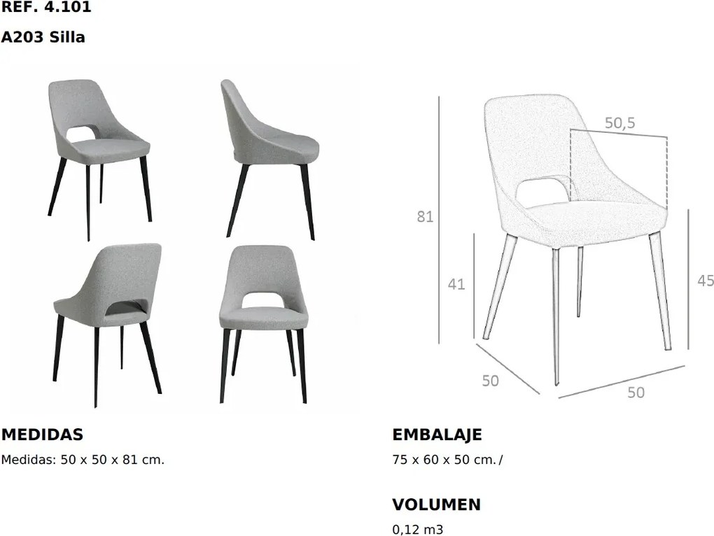 Scaun tapitat design italian Oretha