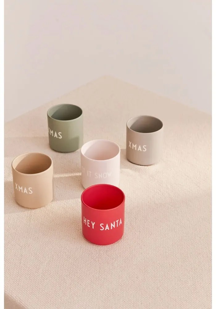 Cană gri din imitație de porțelan Design Letters Favourite, 0,25 l