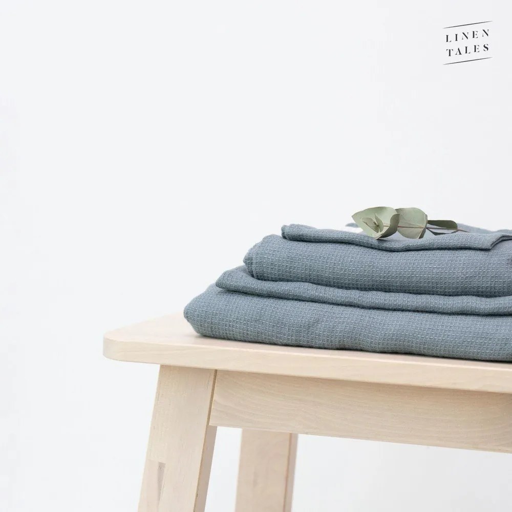 Prosop albastru din in 30x30 cm - Linen Tales