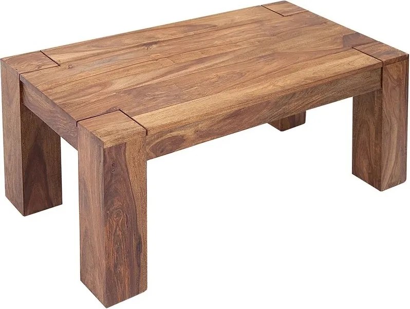 Masuta Living din lemn de trandafir Makassar 100cm Sheesham Natur A-37047 VC