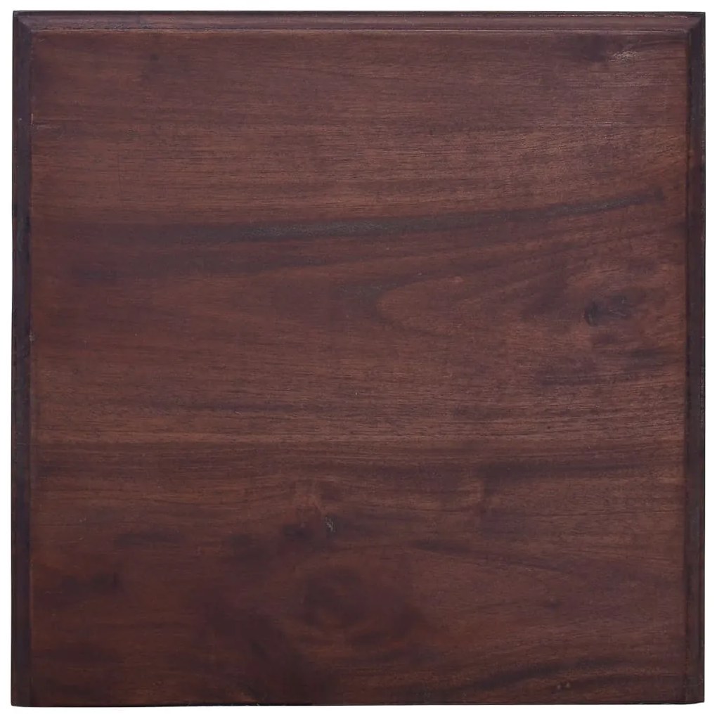 Noptiera, maro clasic, lemn masiv de mahon 1, Maro inchis