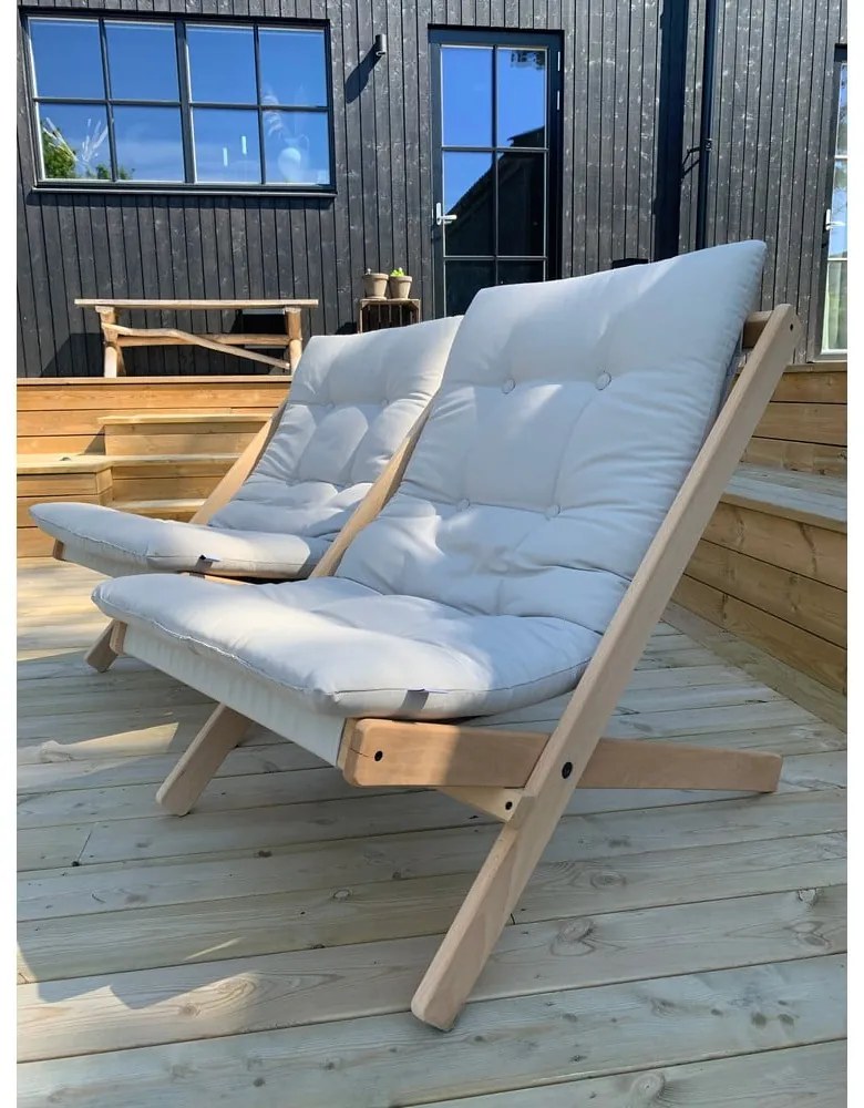 Fotoliu pliabil Karup Design Boogie Raw/Brown