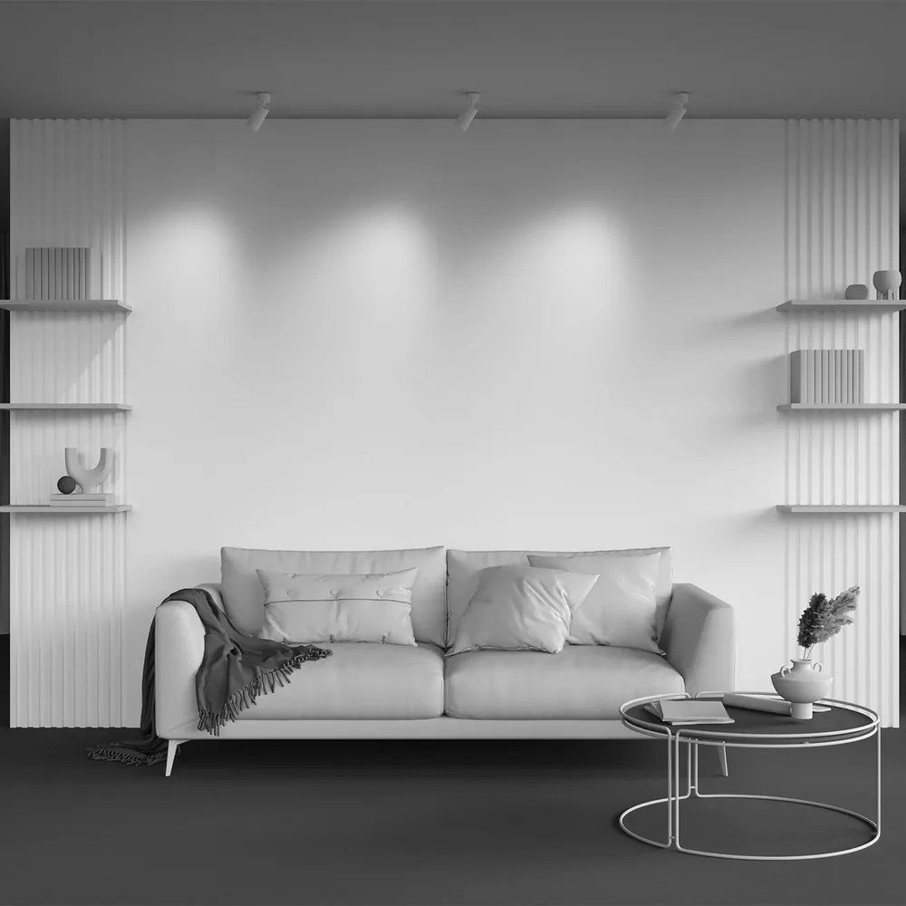 Spot aplicat stil minimalist Calipso alb