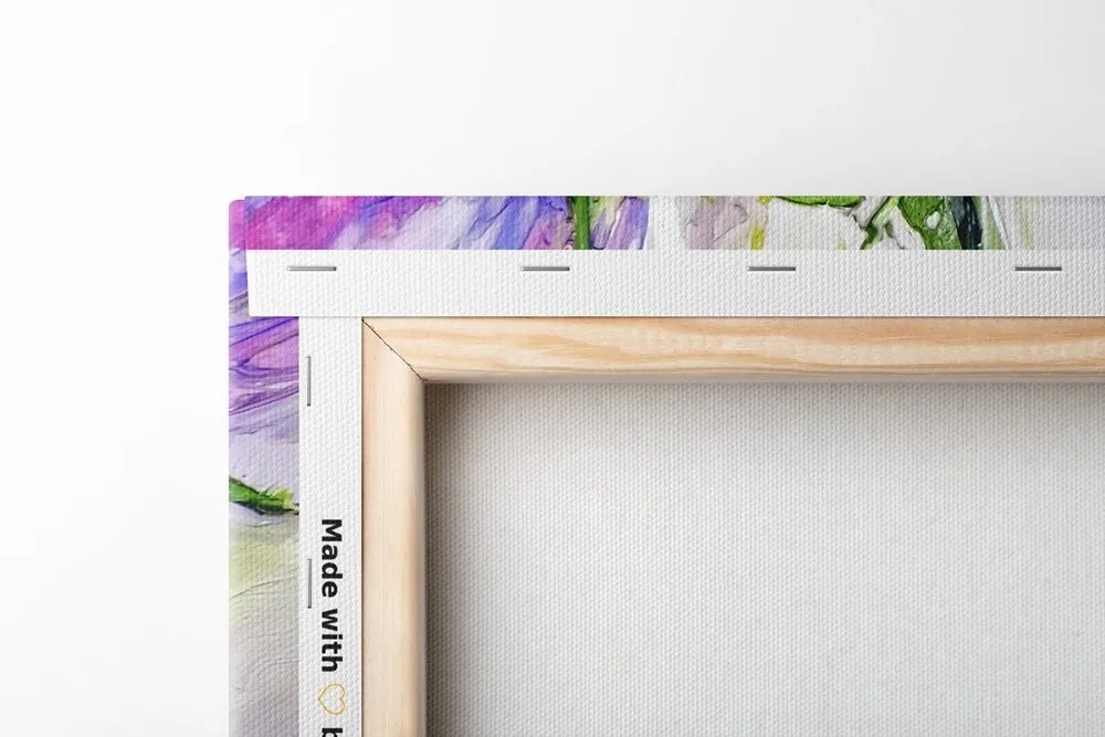 Tablou florile pictate în design de vară