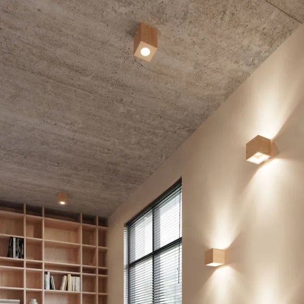 Aplică perete QUAD 1xG9/40W/230V lemn