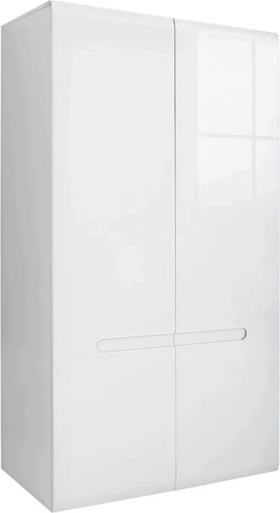 Dulap AZTECA TRIO, alb, PAL, 105x57x193 cm