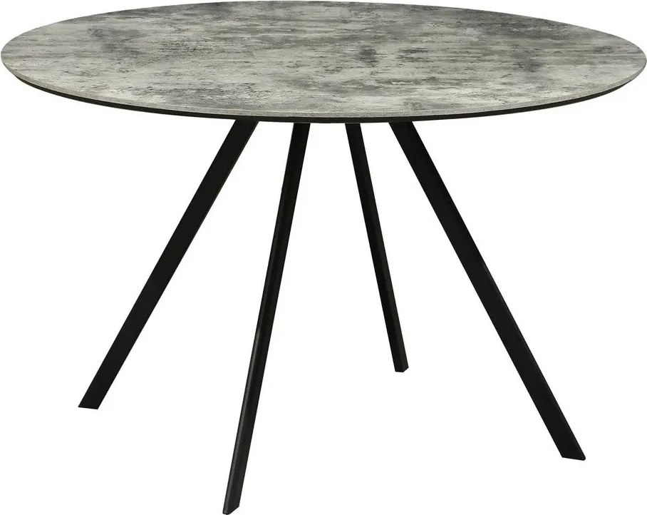 Masa rotunda design gri beton ATELIER 120cm