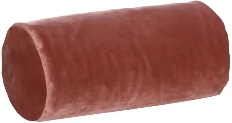 Perna roz din catifea 30x15 cm Round Ixia