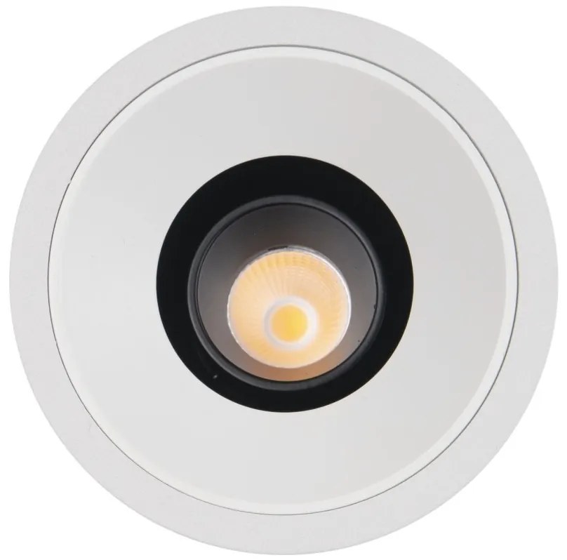 Spot LED incastrabil GALEXO H0106 alb cu inel alb