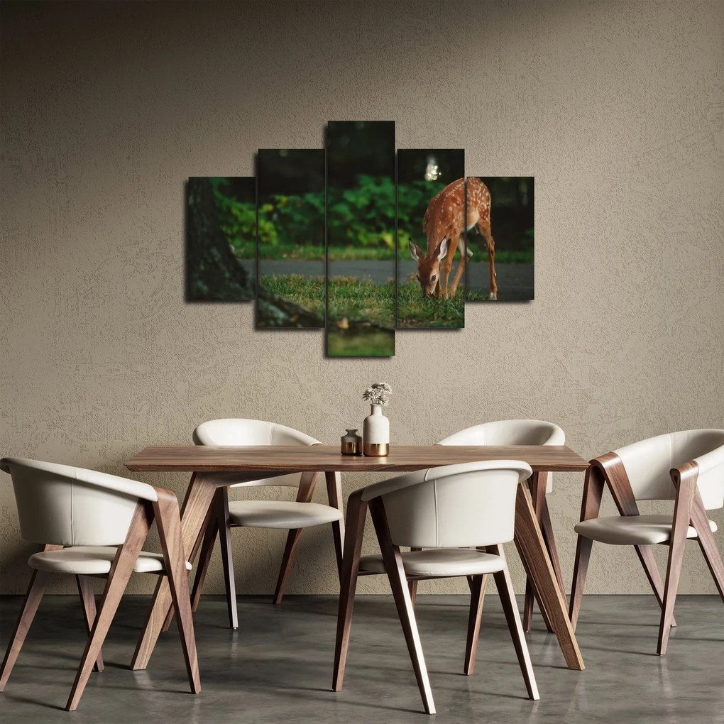 Tablou cu pui de cerb (150x105 cm)