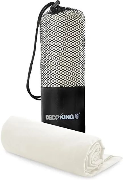 Set 2 prosoape cu uscare rapidă DecoKing EKEA, 70 x 140 cm + 30 x 50 cm