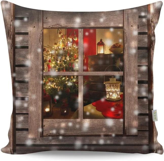 Pernă Christmas Window, 43x43 cm
