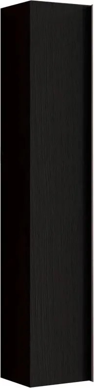 Dulap tip coloana negru natur LC Mobili Italia Steel 138x25 cm