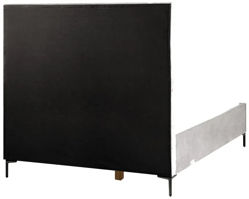 Pat matrimonial 140x200 cm Sanaza (gri deschis) (cu sp. depozitare). 1035506
