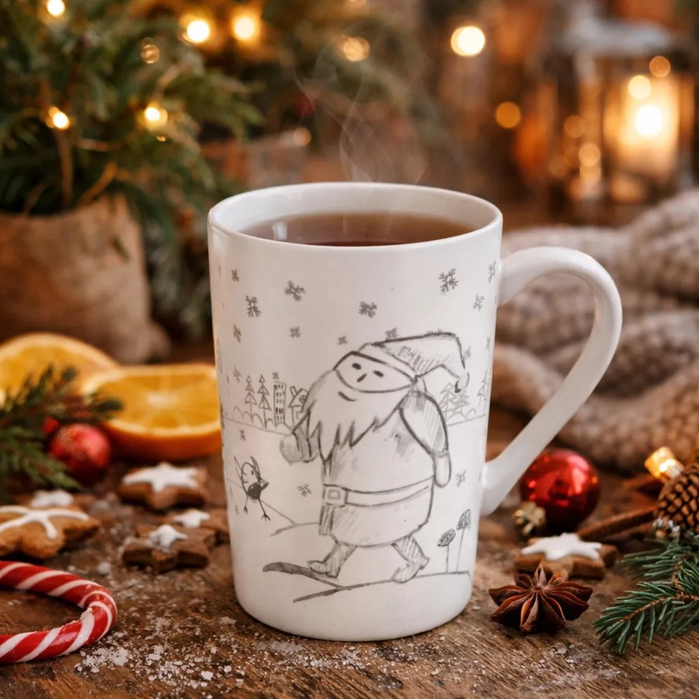 Cană din porțelan Elf,  435 ml