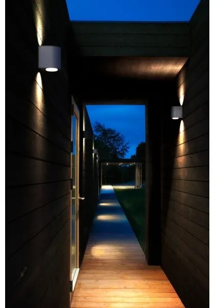 Nordlux - Aplică LED de exterior CANTO 2xLED/5,5W/230V IP44 gri