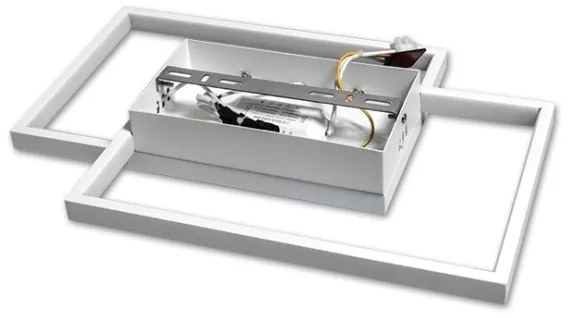 Plafonieră LED dimabilă, 45W/230V, 3000-6500K, albă + telecomandă