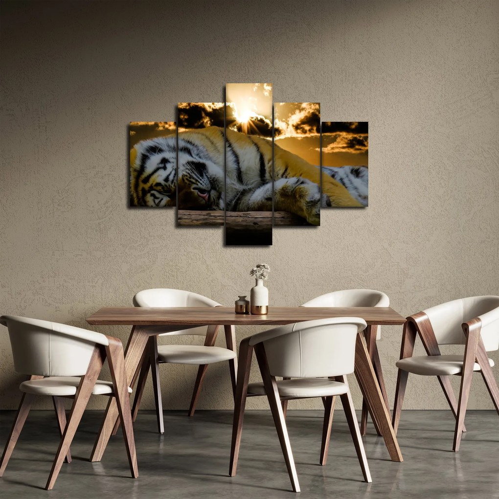 Tablou tigrul dormind (150x105 cm)