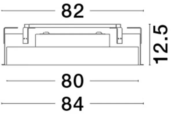 Plafoniera LED incastrabila reglabila PERFECT 80cm alba CCT Dimmable