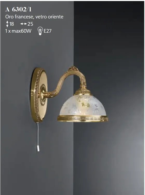 Aplica de perete clasica design italian realizata manual 6302