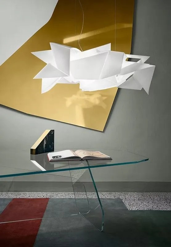 Lustra LED design Art Deco realizata manual Cordoba