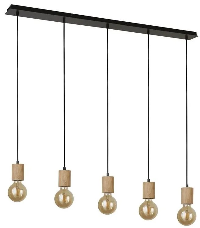 Lustra cu 5 pendule design minimalist Spinny