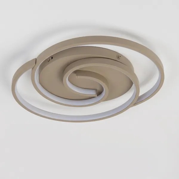 BRILAGI - plafonier LED dimabil VELO LED/70W/230V 38x47,8 cm bej + telecomandă