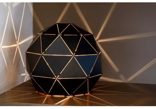 Lucide 21509/25/30 - Lampa de masa OTONA 1xE27/25W/230V negru