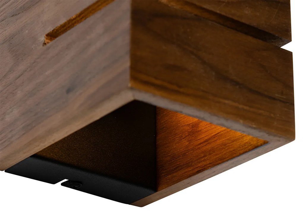 Aplică rustică din lemn de nuc 9,7 - Transfer Groove