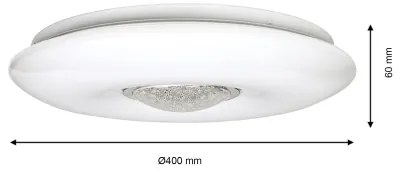 LED plafonieră reglabilă VELA LED/24W/230V