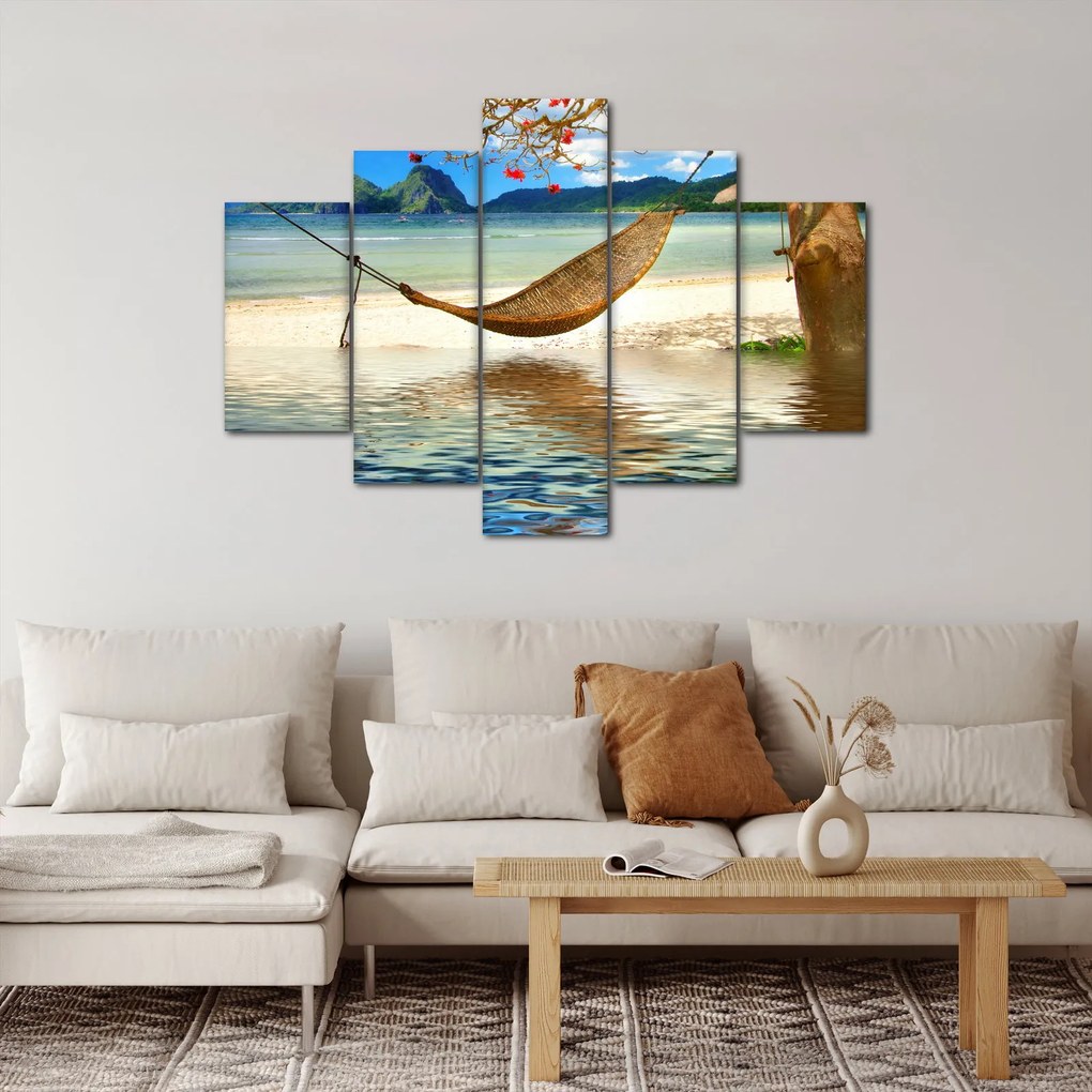 Tablou - Relax la plajă (150x105 cm)
