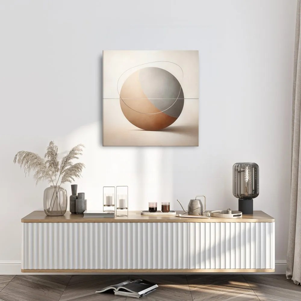 Tablou abstracție de design cu cerc