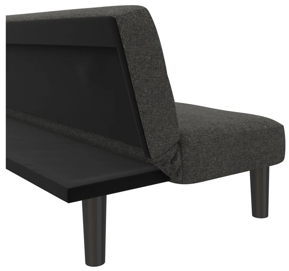 Canapea gri închis extensibilă 82 cm Alby – Støraa